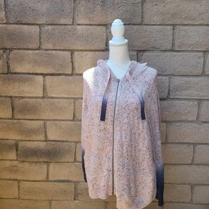 Plus Size Nic+Zoe Ombre zip up sweater NWT